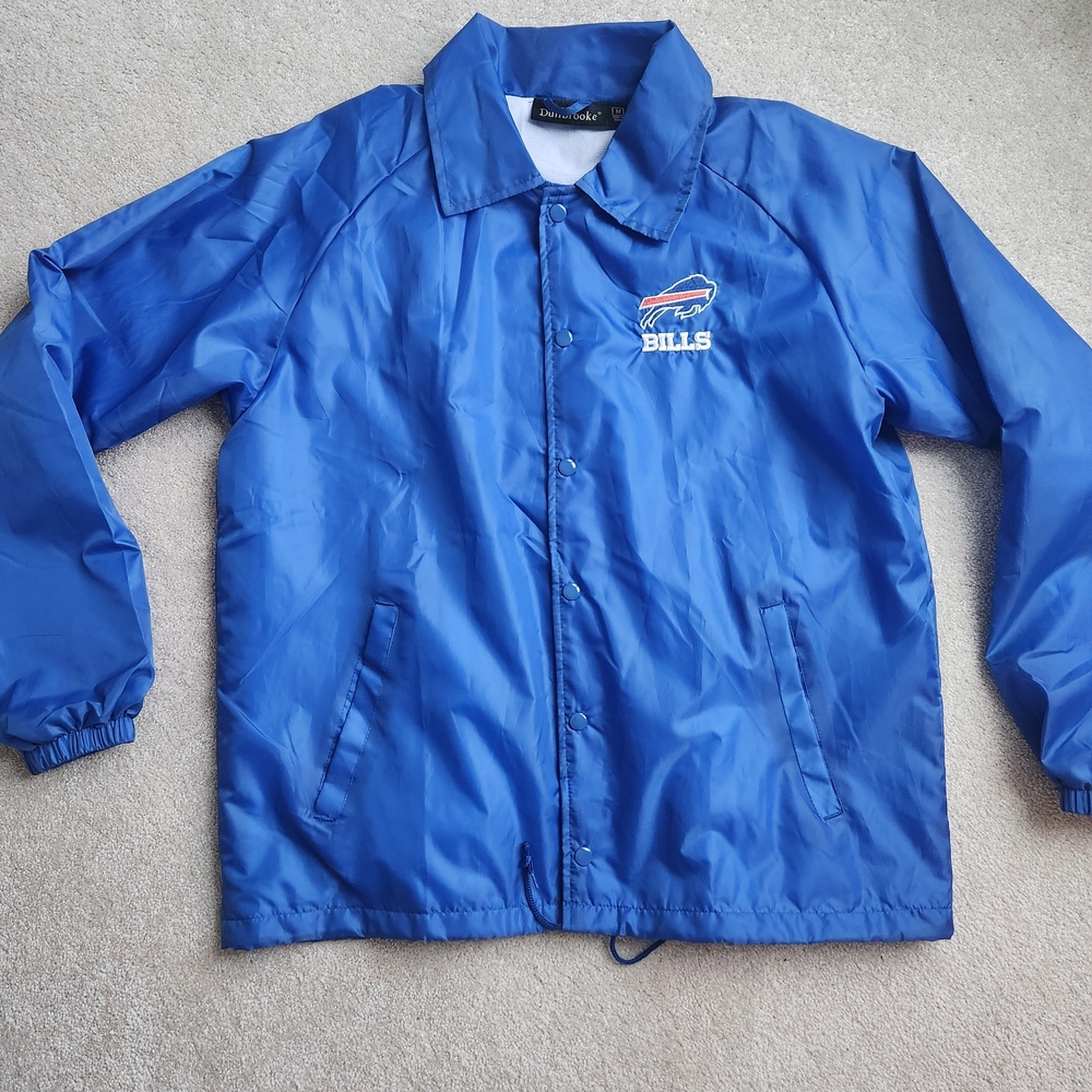 Vintage Mens, Blue, Buffalo Bills, Dunbrooke Rain Jacket